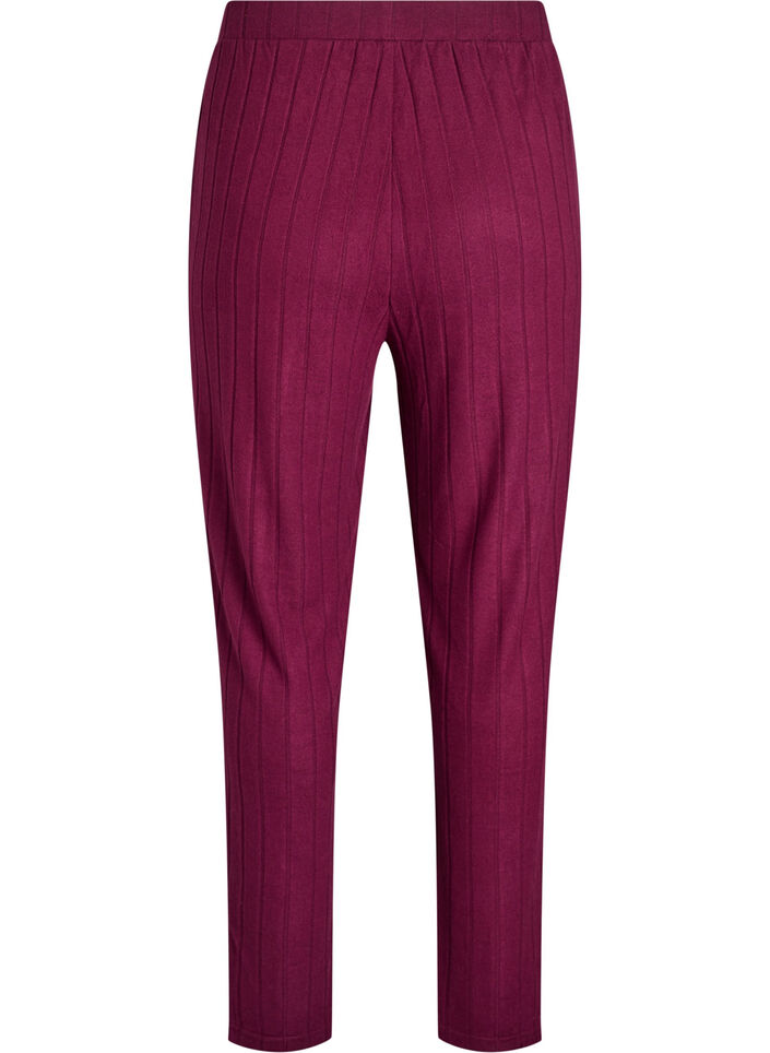 Lounge trousers with pockets, Dark Bordeaux, Packshot image number 1