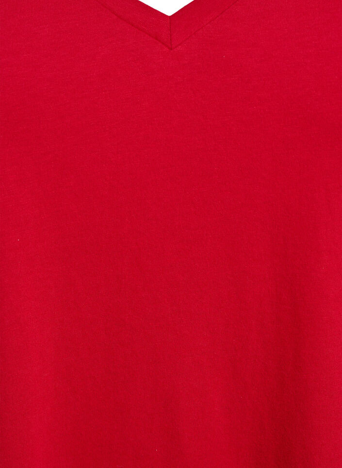 FLASH - V-neck T-shirt, Red, Packshot image number 2