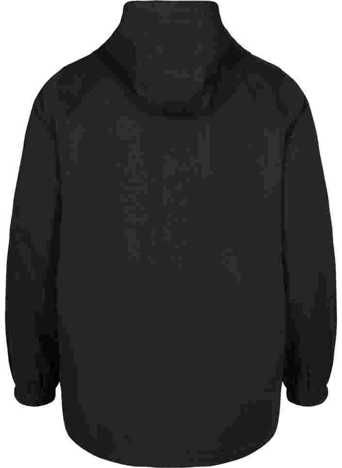 Parka jacket with hood and welt pockets, Black, Packshot image number 1