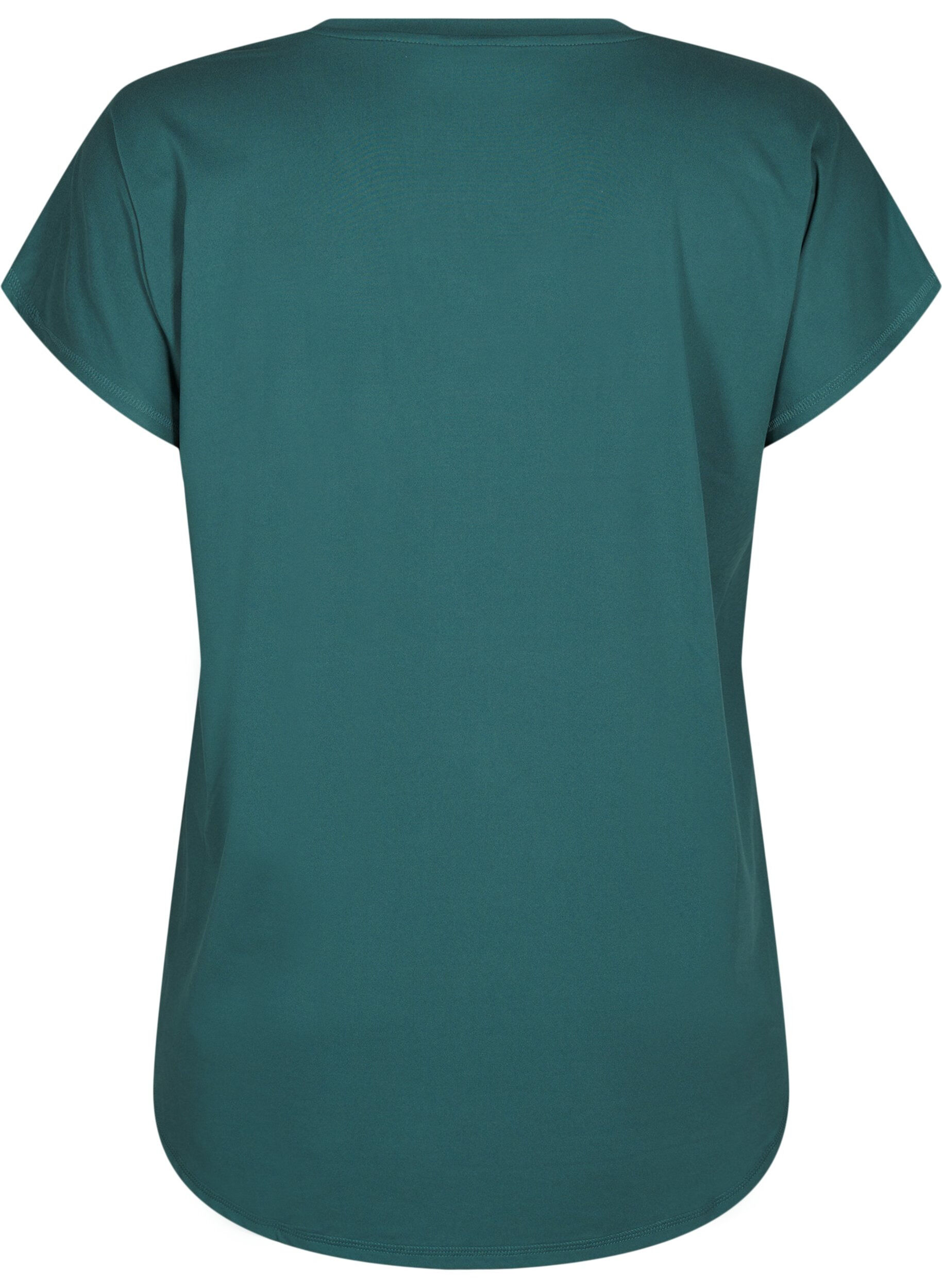 Zizzifashion V-neck training t-shirt, Bistro Green, Packshot image number 1
