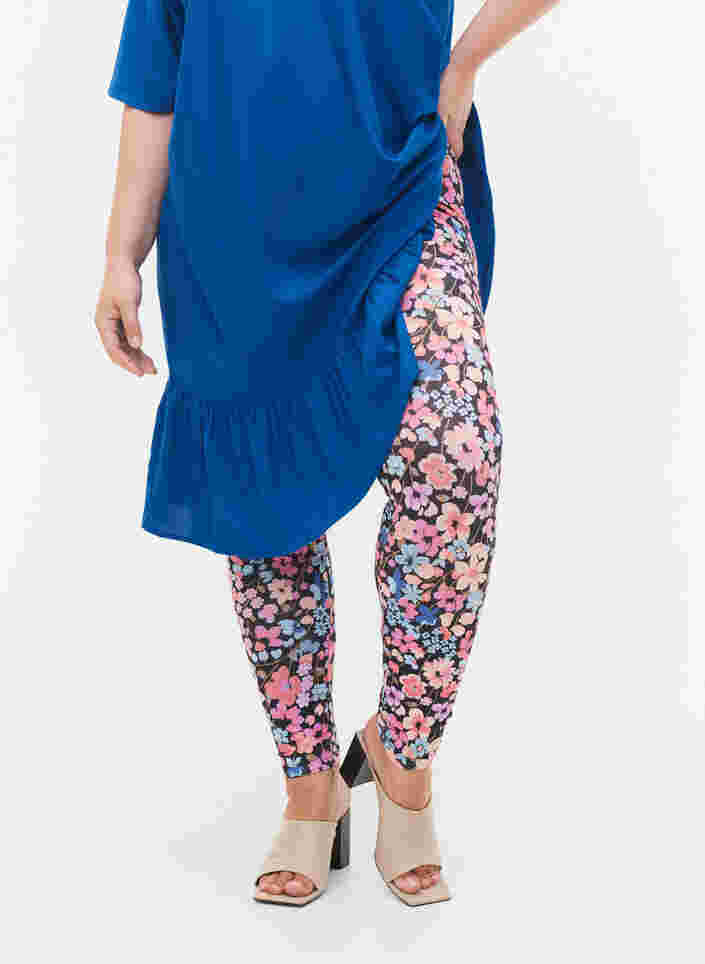 Printed leggings, Ditsy Flower AOP, Model image number 2