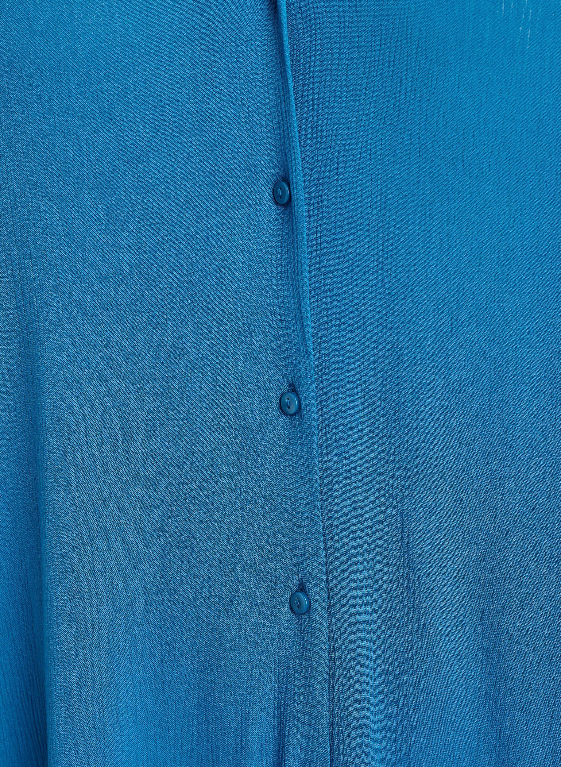 Zizzifashion Kaftan beach dress with buttons, Blue, Packshot image number 2