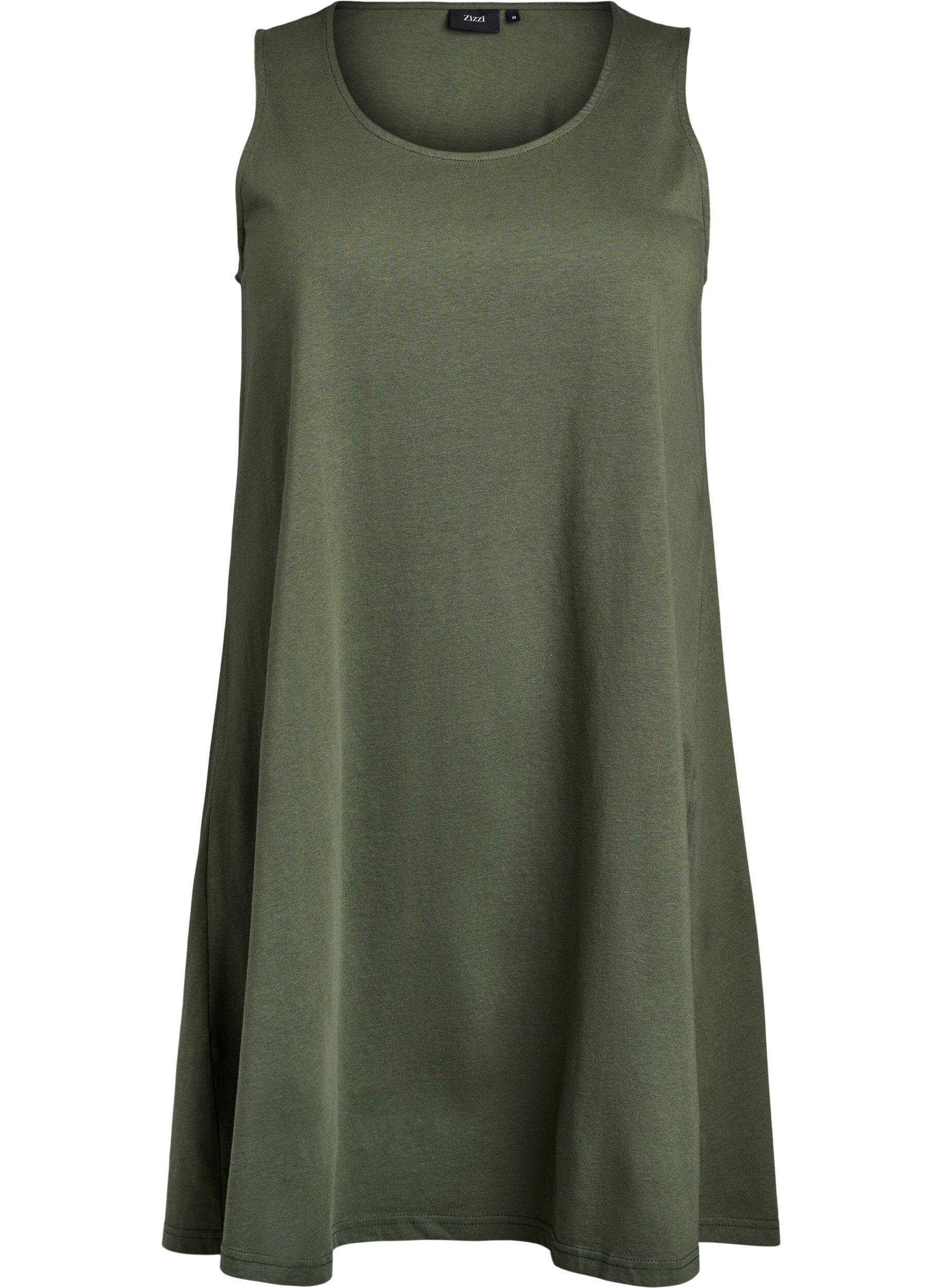 Sleeveless A-line dress