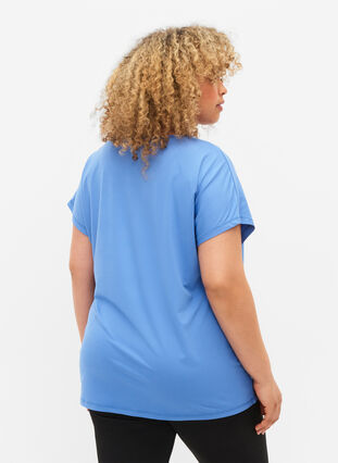 Short sleeved workout t-shirt, Granada Sky, Model image number 1
