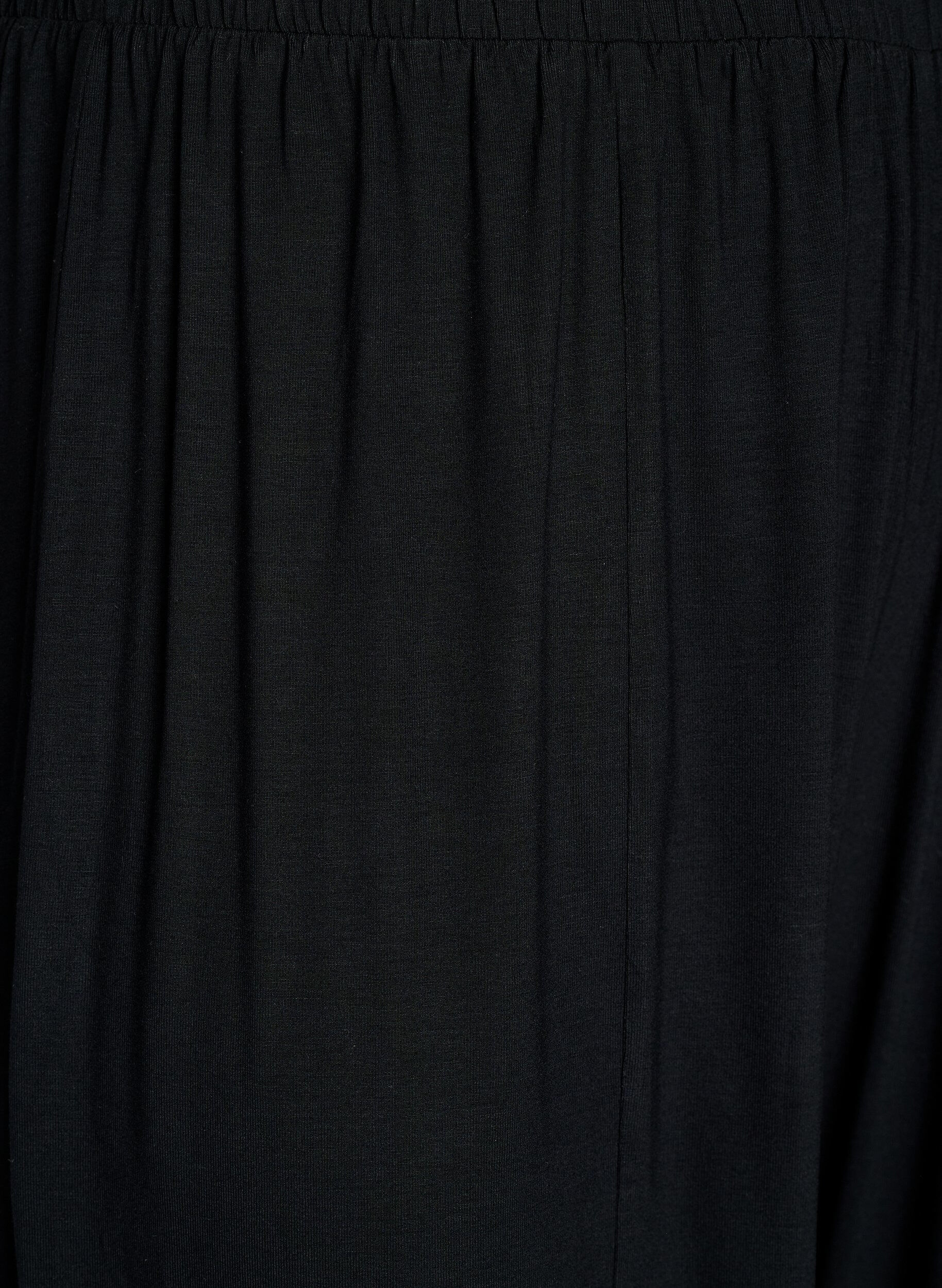 ZizzifashionHigh-waisted jersey balloon trousers, Black, Packshot image number 2