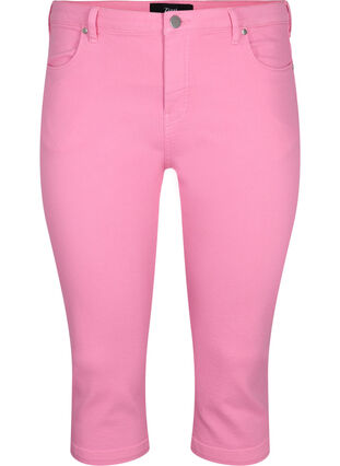 Close-fitting Emily capri trousers, Rosebloom, Packshot image number 0