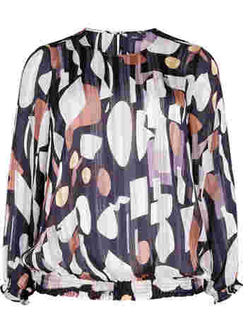 Printed top with smock