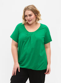 Short sleeve cotton t-shirt, Jolly Green, Model