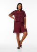 Loose lace shorts, Dark Bordeaux, Model image number 1