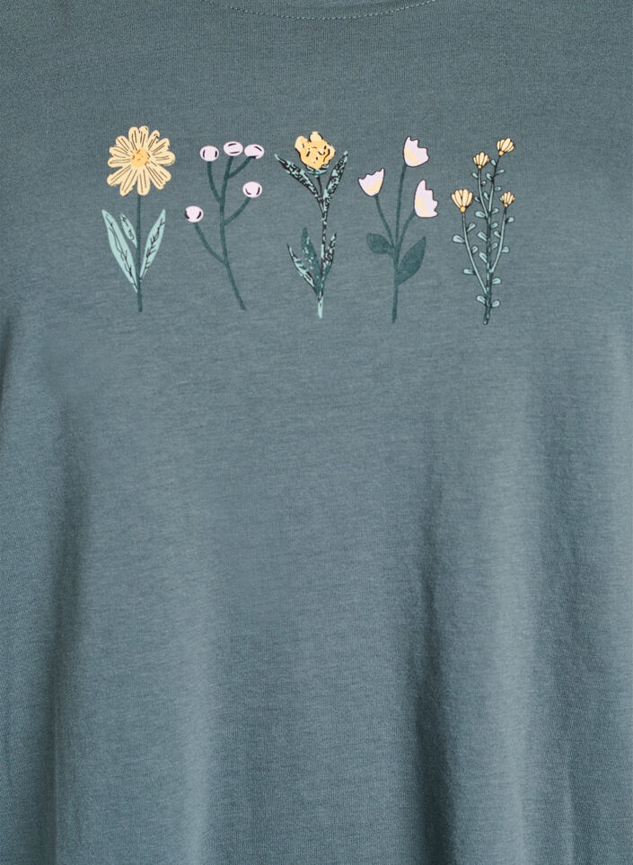 FLASH - T-shirt with motif, Green, Packshot image number 2