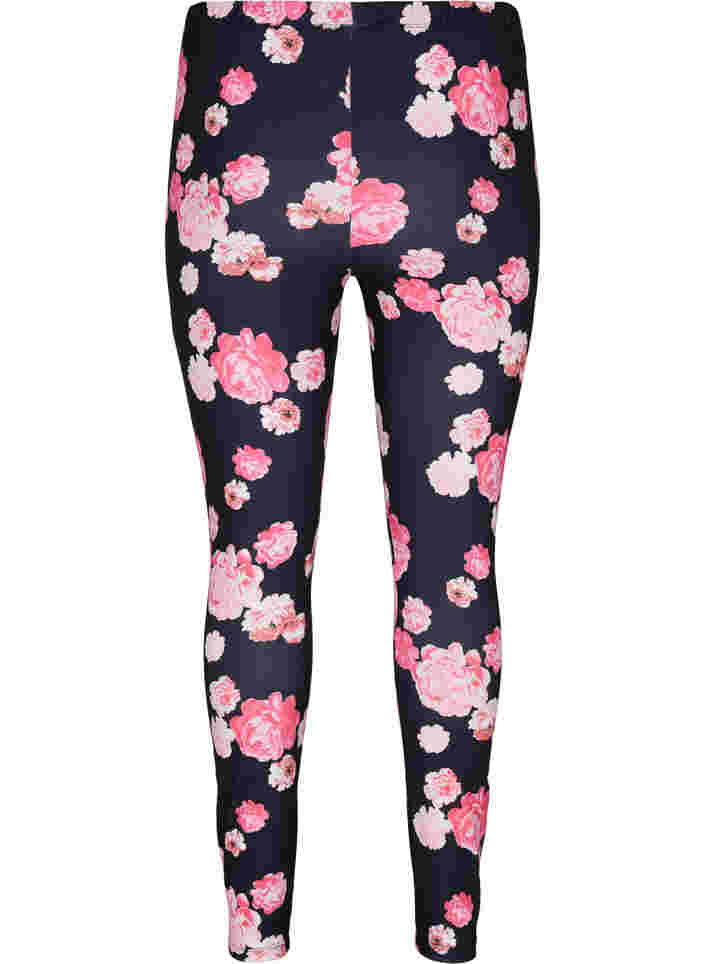 Printed leggings, Flower AOP, Packshot image number 1