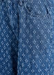 Myra jeans with wide fit and distressed pattern, Blue, Packshot image number 2