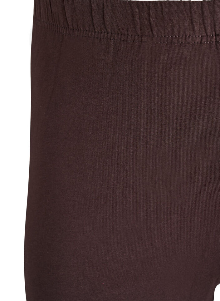 Cotton leggings with lining, Brown, Packshot image number 2