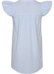 Striped cotton dress with ruffles and an A-line fit, Light Blue, Packshot image number 1