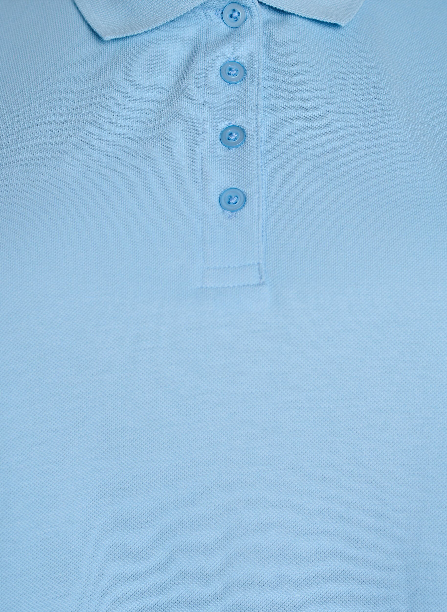 Zizzifashion Polo shirt with short sleeves, Light Blue, Packshot image number 2