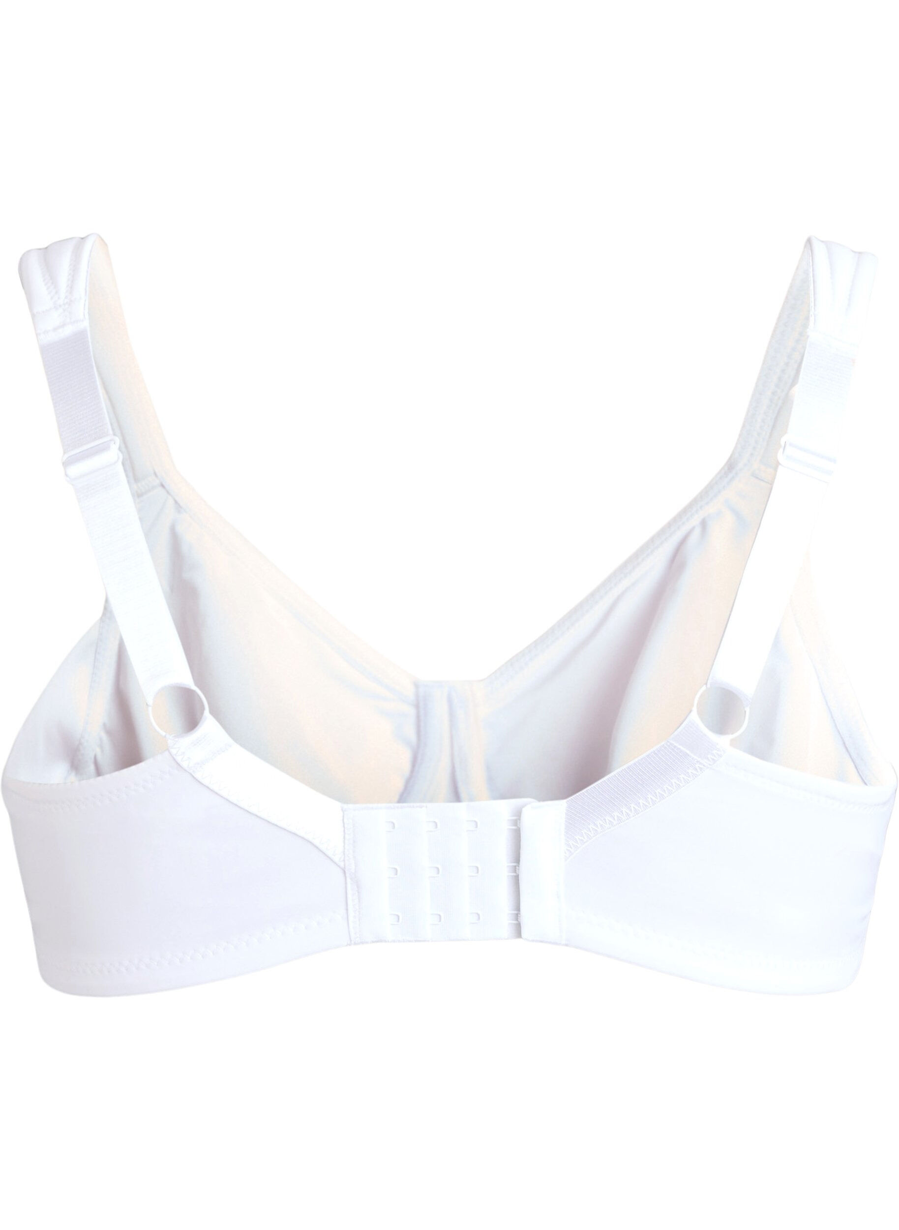 Zizzifashion Comfort bra with underwire and moulded cups, White, Packshot image number 1