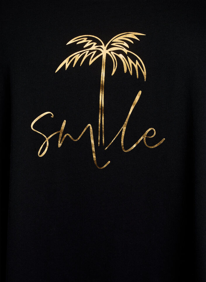 Sleeveless A-line dress, Black, Packshot image number 2