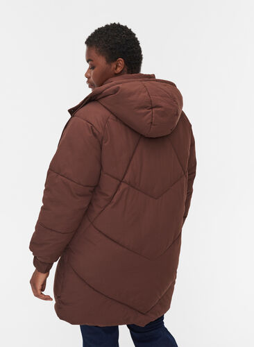 Winter jacket with removable hood, Rocky Road as s, Model image number 1