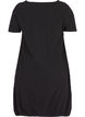 Short sleeve cotton dress, Black, Packshot image number 1