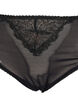 Tai briefs in mesh with lace details, Black, Packshot image number 2