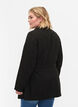 Trench coat with belt and pockets, Black, Model image number 1