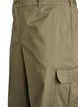 Wide-leg cargo trousers with a high waist, Green, Packshot image number 2
