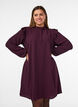 Short dress with ruffles and glitter, Red, Model image number 0