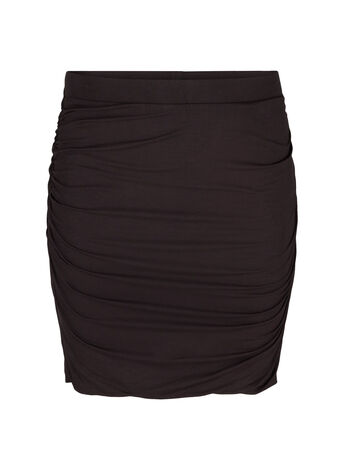 Close-fitting viscose skirt