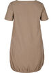 Short-sleeved cotton dress, Brown, Packshot image number 1