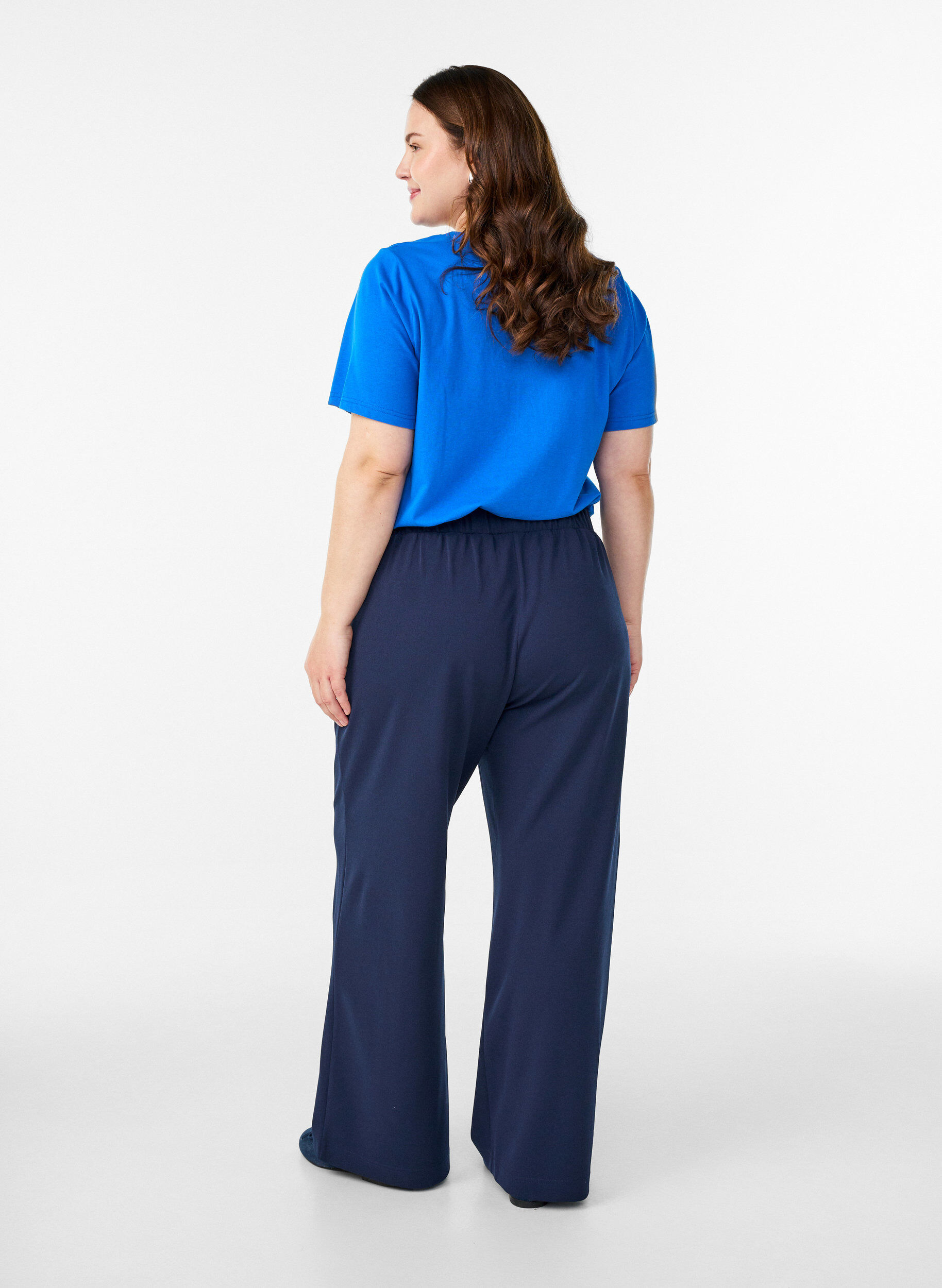 Zizzifashion FLASH - Wide-leg trousers, Blue, Model image number 1