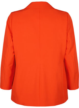 Classic blazer with button fastening, Orange.com, Packshot image number 1