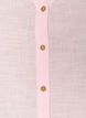 Cotton shirt blouse with a v-neck, Rose, Packshot image number 2
