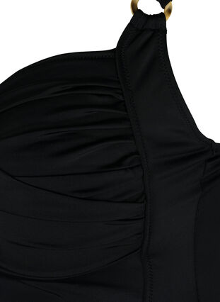 Tankini with draping, Black, Packshot image number 2