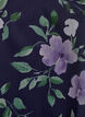 Chiffon blouse with floral print and long sleeves, Blue, Packshot image number 2