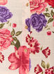 Cotton midi dress with floral print, Red, Packshot image number 2