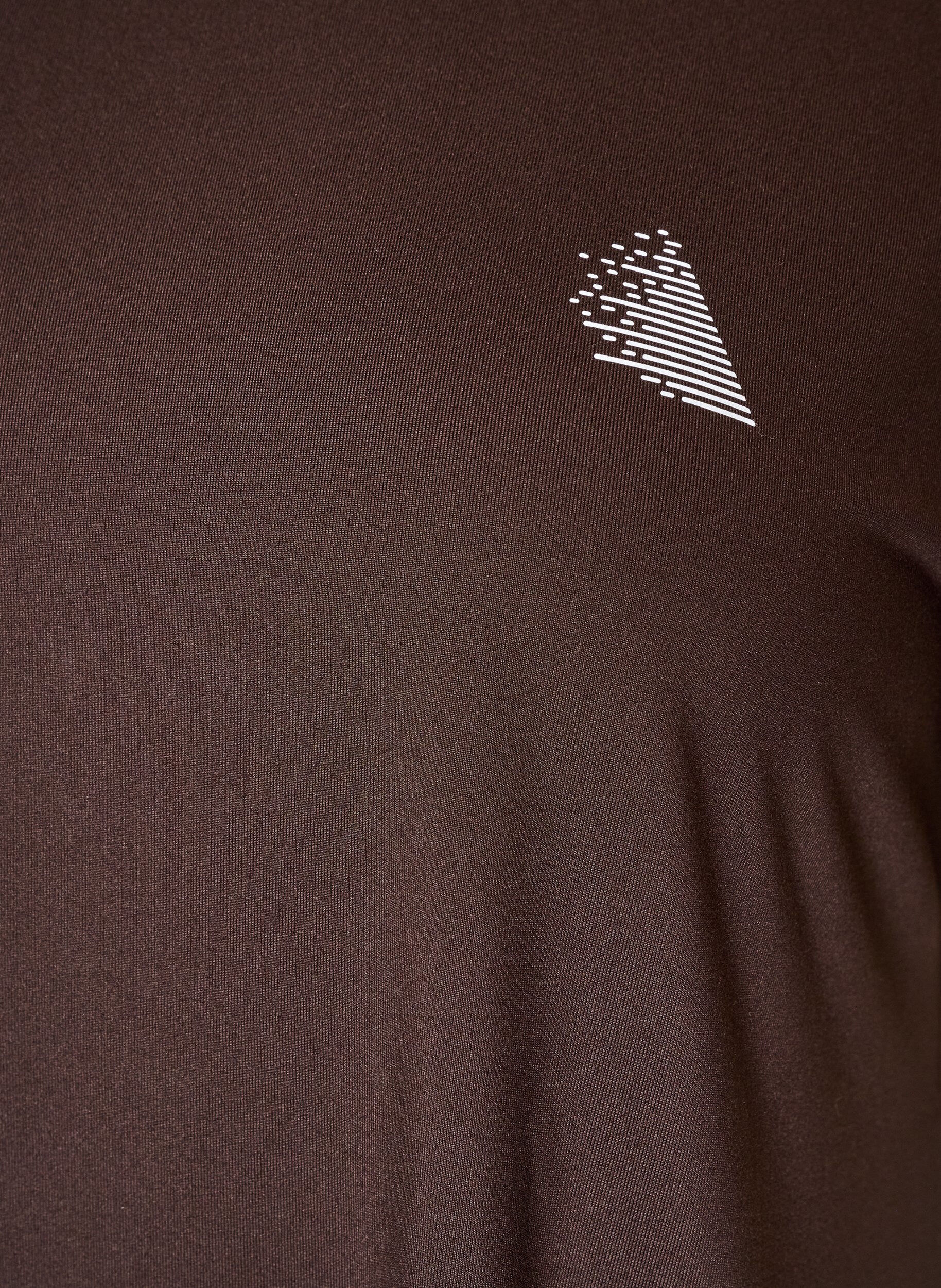 ZizzifashionLong training t-shirt, Brown, Packshot image number 2