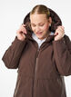 Winter jacket with adjustable waist, Brown, Model image number 2