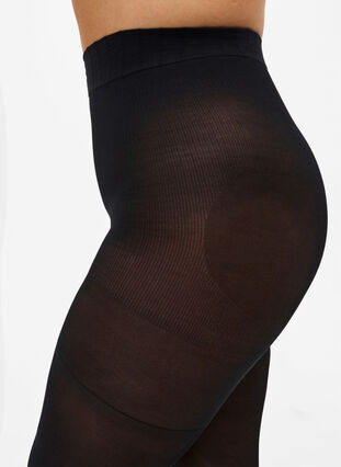 60 denier tights with push up and shaping effect, Black, Model image number 3