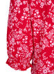 Cotton blouse with floral print, Red, Packshot image number 3