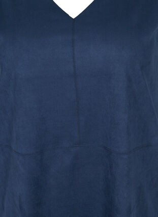 Sleeveless A-line dress, Dark Blue, Packshot image number 2