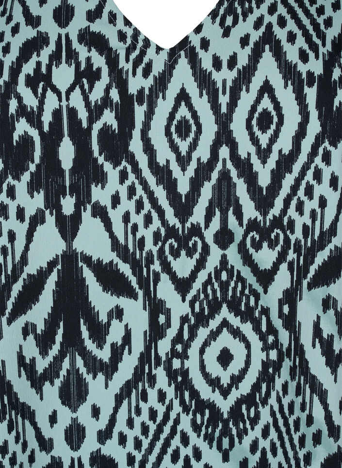 FLASH - Tunic with v neck and print, Green Bay Ethnic, Packshot image number 2