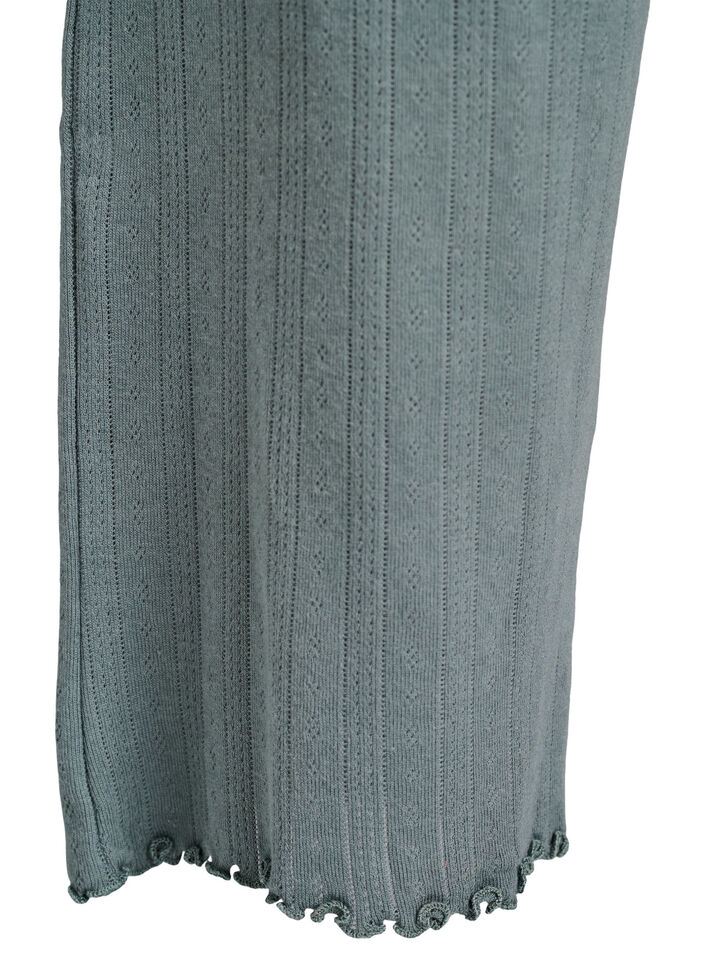 Cotton night pants, Green, Packshot image number 3