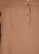 Cotton tunic with 3/4 sleeves, Coca Mocha, Packshot image number 2