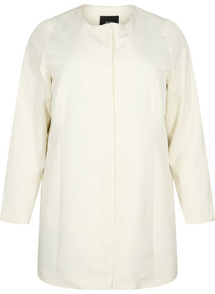 Light classic spring jacket, Cloud Dancer, Packshot image number 0