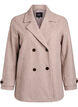 Short coat with double-breasted button closure, Beige, Packshot image number 0