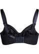 Full cover basic bra in mesh, Black, Packshot image number 1