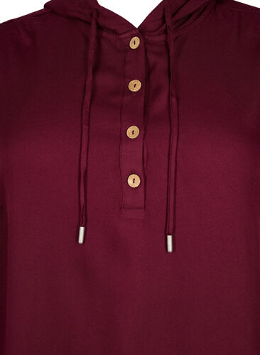 Viscose tunic with hood, Port Royal, Packshot image number 2