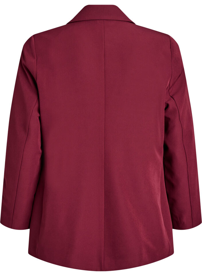 Classic blazer with button fastening, Red, Packshot image number 1