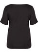 Short-sleeved maternity t-shirt in cotton, Black, Packshot image number 1