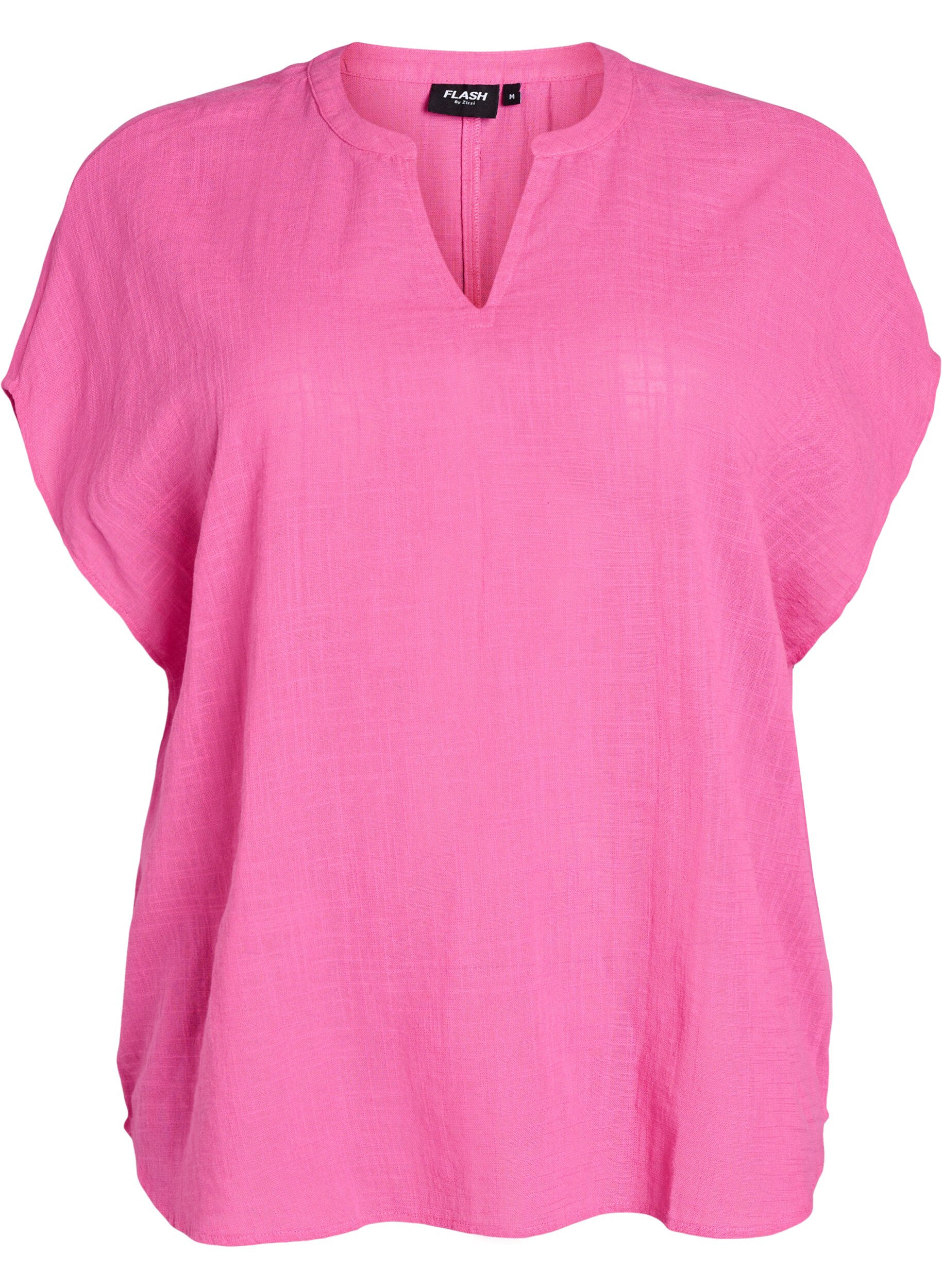 FLASH - Loose blouse with cap sleeves